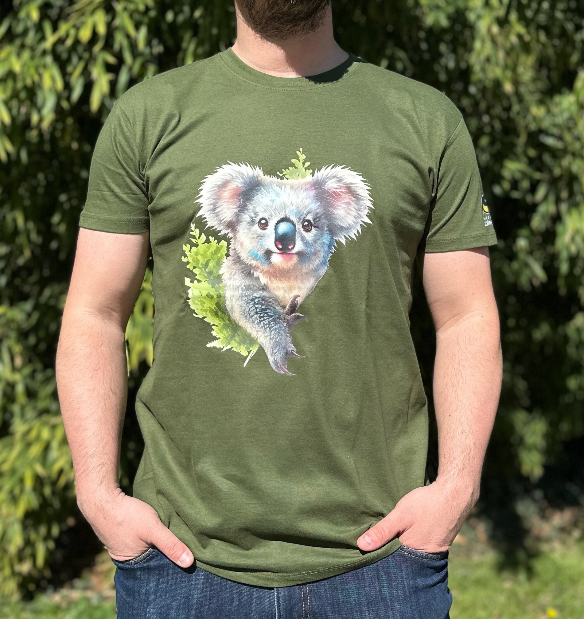 T-Shirt Koala mit Tiergarten Logo