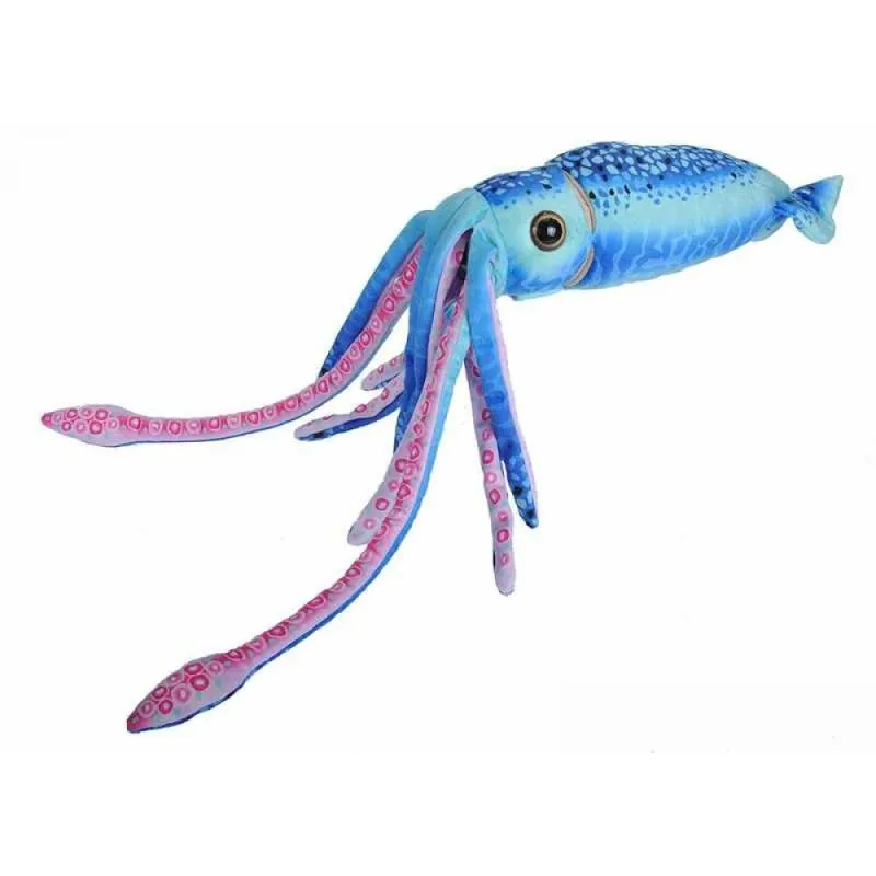 Tintenfisch / Kalmar Blau 30 cm