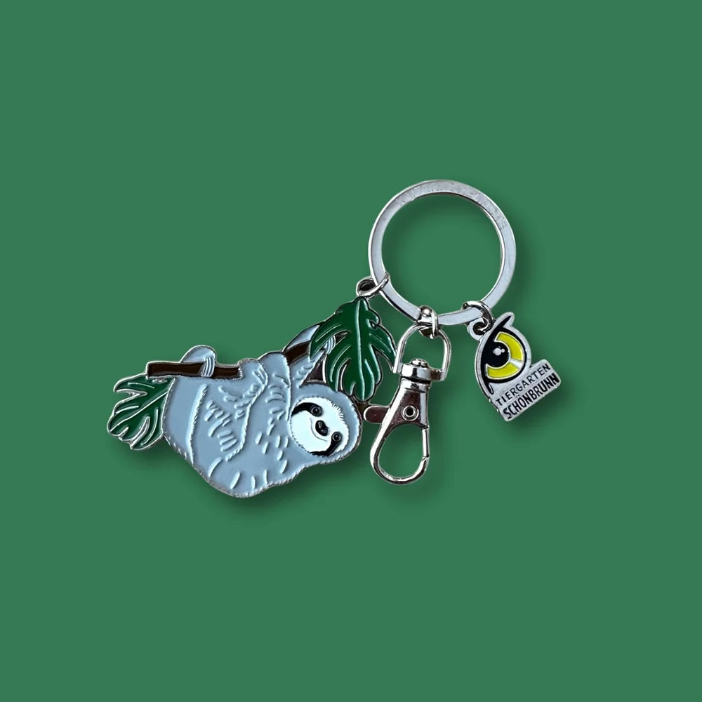 Schlüsselanhänger mit Tiergarten Schönbrunn Logo