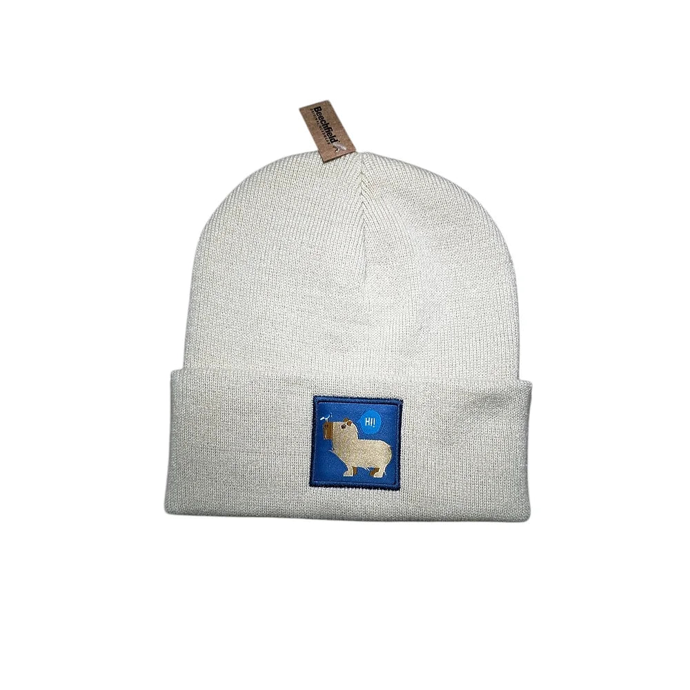 Haube mit Capybara Motiv