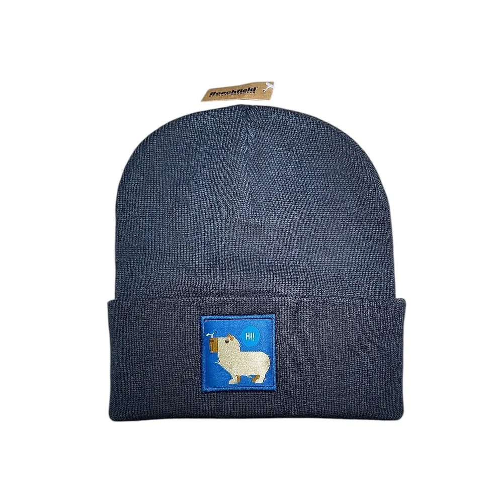 Haube mit Capybara Motiv