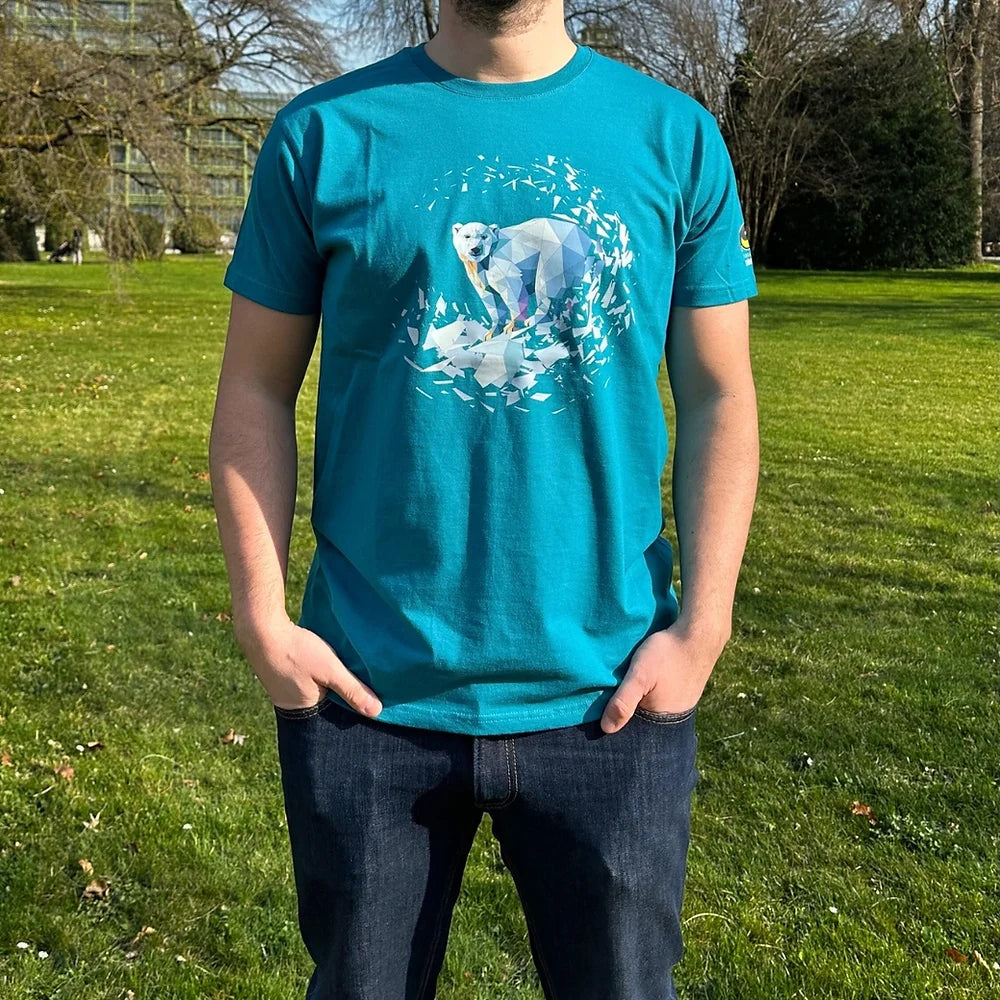 T-Shirt Eisbär Design mit Tiergarten Logo