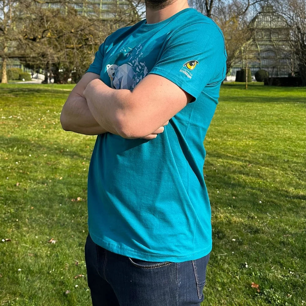 T-Shirt Eisbär Design mit Tiergarten Logo