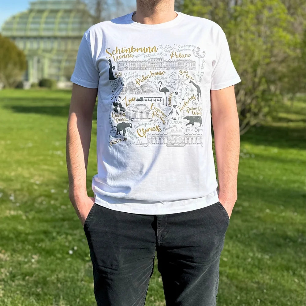T-Shirt Weiß Palace Design