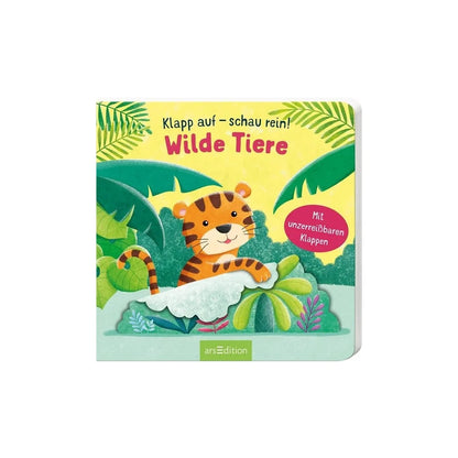 Klapp auf – schau rein: Wilde Tiere - Buch (1+ Jahre)