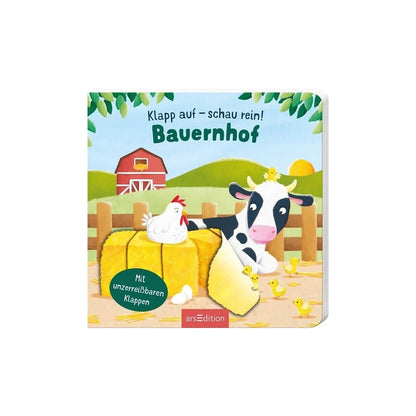 Klapp auf – schau rein: Bauernhof - Buch (1+ Jahre)