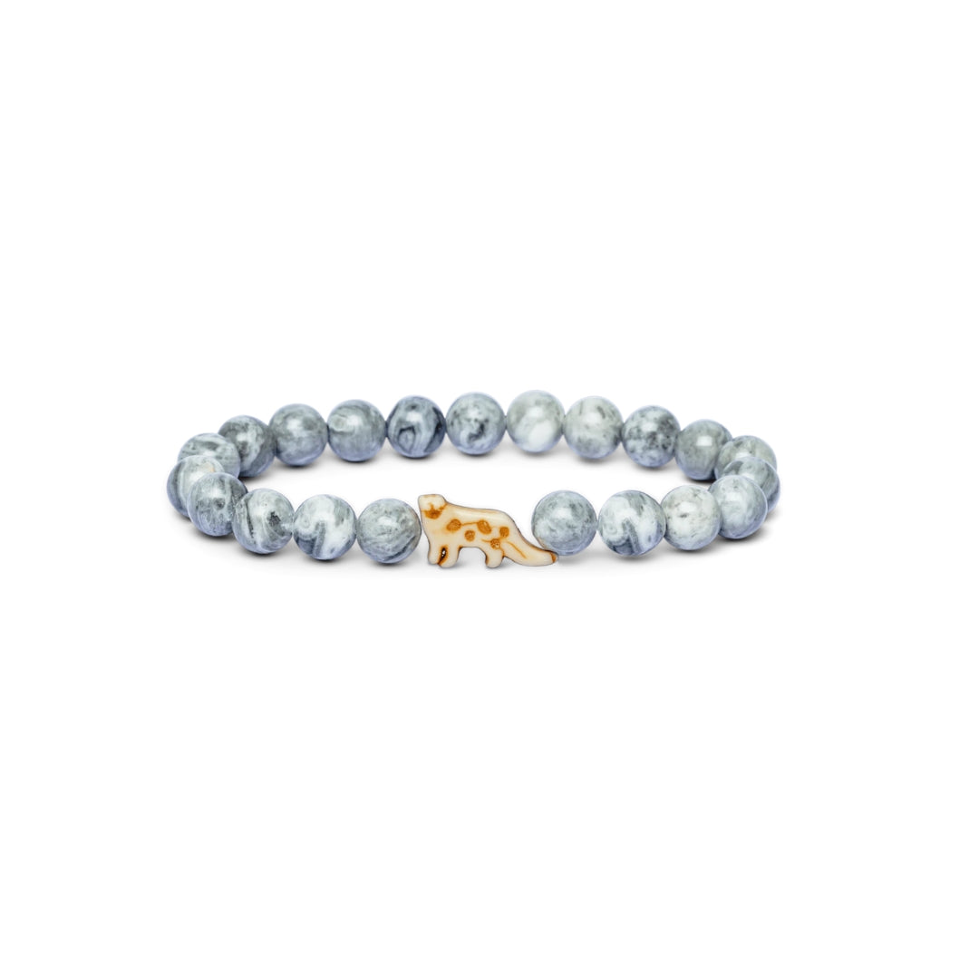 Fahlo Armband Schneeleopard