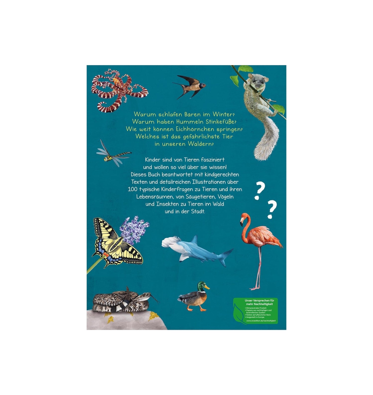 Was willst du wissen? Das große Fragen- und Antwortenbuch – Tiere - Buch (5+ Jahre)